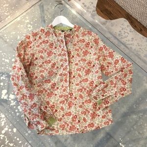 Woman’s BODEN 100% cotton floral patterned blouse